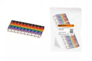 ЭЛМАКС - Маркеры наборные – комплект цифр («0»-«9») 1,5 мм2 (150 шт.) TDM элмакс, электротехника, кабель, светотехника, elmax.pro