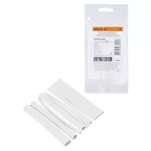 ЭЛМАКС - Набор трубок термоусаживаемых, клеевых "Моноцвет-диапазон, белый TDM" элмакс, электротехника, кабель, светотехника, elmax.pro