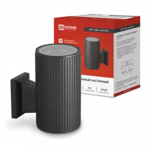 Светильник уличный односторонний НБУ LINE-1хA60-BL алюминиевый под лампу 1хA60 E27 230B черный