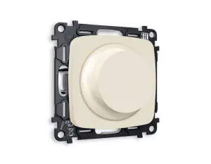 ЭЛМАКС - Комплект механизма светорегулятора универсального OMEGA MO325510 Бежевый матовый 25-600W/LED 5-300W  элмакс, электротехника, кабель, светотехника, elmax.pro