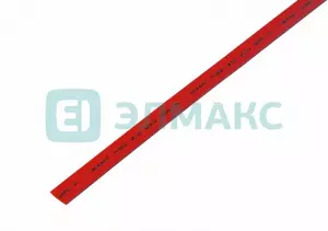 ЭЛМАКС - 8. 0 / 4. 0 мм 1м термоусадка красная REXANT элмакс, электротехника, кабель, светотехника, elmax.pro
