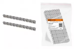 ЭЛМАКС - Маркер наборный - символ "8" серый 6 мм2 (100 шт.) TDM элмакс, электротехника, кабель, светотехника, elmax.pro