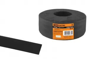 ЭЛМАКС - Термоусаживаемая трубка ТУТнг 25/12,5 черная (50 м/ролл) TDM элмакс, электротехника, кабель, светотехника, elmax.pro