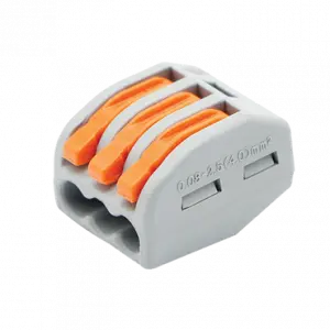 ЭЛМАКС - Строительно-монтажная клемма СМК 222-413 (25штук/упаковка) IN HOME элмакс, электротехника, кабель, светотехника, elmax.pro