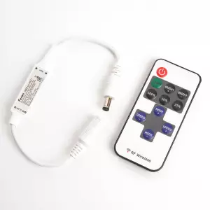 ЭЛМАКС - Контроллер для одноцветной светодиодной ленты с П/У белый, 12-24V, LD65 элмакс, электротехника, кабель, светотехника, elmax.pro