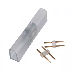 ЭЛМАКС - Переходник для неона LS001 220V 2835 односторонний (10pkt) (PSL-01) элмакс, электротехника, кабель, светотехника, elmax.pro