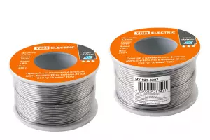 ЭЛМАКС - Припой с канифолью и флюсом (60% Sn/40% Pb) в бобине d1мм 250 гр "Алмаз" TDM элмакс, электротехника, кабель, светотехника, elmax.pro