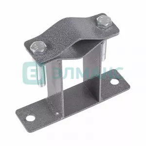 ЭЛМАКС - Кронштейн для мачт плоский 100 мм П-образный REXANT элмакс, электротехника, кабель, светотехника, elmax.pro