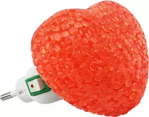 ЭЛМАКС - Ночник светодиодный NLA 10-HR СЕРДЦЕ красное с выключателем 230В IN HOME элмакс, электротехника, кабель, светотехника, elmax.pro