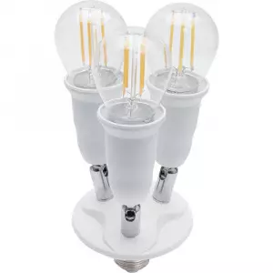 ЭЛМАКС - Патрон для ламп 230V Е27-3*Е27, LH62 элмакс, электротехника, кабель, светотехника, elmax.pro