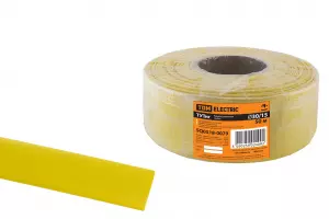 ЭЛМАКС - Термоусаживаемая трубка ТУТнг 30/15 желтая (50 м/ролл) TDM элмакс, электротехника, кабель, светотехника, elmax.pro