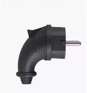 ЭЛМАКС - Вилка угловая с/з, каучук IP44 16А 250В Вихрь элмакс, электротехника, кабель, светотехника, elmax.pro