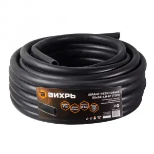 ЭЛМАКС - Шланг резиновый армированный, 25 х 32 - 1,0 - ВГ., бухта 25м (чёрный) ТЭП Вихрь элмакс, электротехника, кабель, светотехника, elmax.pro