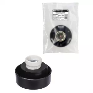 Корпус НТУ плоский (резьба А85, поликарбонат, черный) TDM