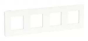 ЭЛМАКС - UNICA STUDIO рамка 4-поста, белый/белый элмакс, электротехника, кабель, светотехника, elmax.pro