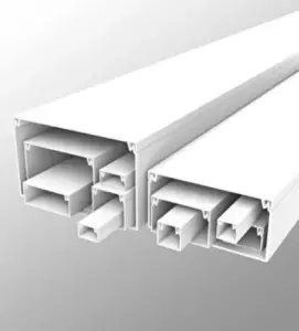 ЭЛМАКС - Кабель-канал 60х40 белый (18м/уп) элмакс, электротехника, кабель, светотехника, elmax.pro