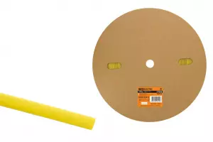 ЭЛМАКС - Термоусаживаемая трубка ТУТнг 10/5 желтая (100 м/ролл) TDM элмакс, электротехника, кабель, светотехника, elmax.pro