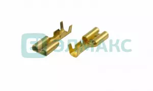 ЭЛМАКС - КЛЕММА ПЛОСКАЯ (КП гнездо - 7.7мм) 1-1.5мм² (DJ622-D6.3B) REXANT элмакс, электротехника, кабель, светотехника, elmax.pro