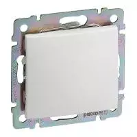 ЭЛМАКС - VALENA Переключатель одноклавишный на два направления в рамку белый элмакс, электротехника, кабель, светотехника, elmax.pro