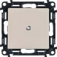 ЭЛМАКС - Valena LIFE.Выключатель 10АХ 250В с подсветкой.С лицевой панелью.Слоновая кость элмакс, электротехника, кабель, светотехника, elmax.pro