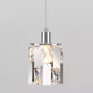 ЭЛМАКС - Подвесной светильник с хрусталем 50101/1 хром элмакс, электротехника, кабель, светотехника, elmax.pro