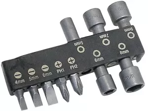 Набор бит и головок 10 шт.