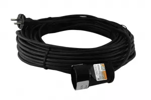 ЭЛМАКС - Удлинитель-шнур силовой народный ПВС 2200 Вт с/з, 10м, штепс. гнездо элмакс, электротехника, кабель, светотехника, elmax.pro