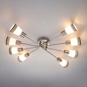 ЭЛМАКС - Потолочный светильник 30132/8 сатин-никель элмакс, электротехника, кабель, светотехника, elmax.pro