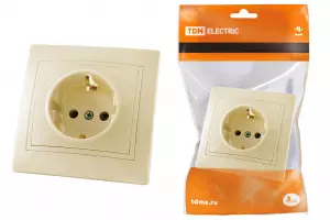 ЭЛМАКС - Розетка 2П+З 16А 250В сл. кость "Таймыр" TDM элмакс, электротехника, кабель, светотехника, elmax.pro