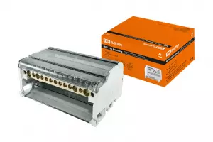 ЭЛМАКС - Модульный распределительный блок на DIN-рейку МРБ-125 4П 125А 4х11 групп TDM элмакс, электротехника, кабель, светотехника, elmax.pro