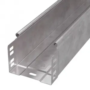 Лоток неперфорированный Стандарт HDZ 100х80х3000 (0,7 мм) (6 м/уп) Промрукав