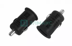 ЭЛМАКС - Автозарядка в прикуриватель USB (АЗУ) (5V, 1 000mA) черная REXANT элмакс, электротехника, кабель, светотехника, elmax.pro