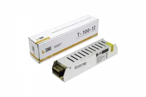 ЭЛМАКС - Блок питания компактный (узкий), 100 W, 12V, T-100-12 элмакс, электротехника, кабель, светотехника, elmax.pro