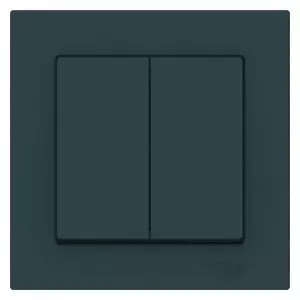 ЭЛМАКС - ATLASDESIGN 1-клавишный ПЕРЕКЛЮЧАТЕЛЬ, сх.6, 10АХ, в сборе, ИЗУМРУД элмакс, электротехника, кабель, светотехника, elmax.pro