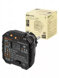 ЭЛМАКС - Тестер розеток и УЗО ТР-3 с индикацией напряжения TDM элмакс, электротехника, кабель, светотехника, elmax.pro