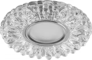 ЭЛМАКС - Светильник потолочный встраиваемый со светодиодной подсветкой 15LED*2835 SMD 4000K, MR16 50W G5.3, п элмакс, электротехника, кабель, светотехника, elmax.pro