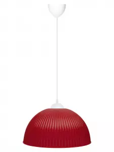 Светильник НСБ 1840/1 "Home" 15 Вт, Е27, красный, шнур белый TDM