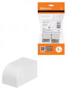 ЭЛМАКС - Заглушка кабельной трассы КМЗ 25х25 (4 шт./комп.) TDM элмакс, электротехника, кабель, светотехника, elmax.pro