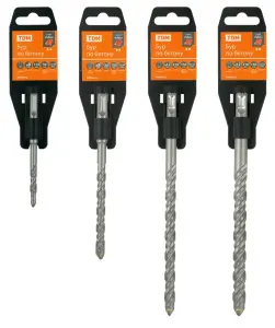 ЭЛМАКС - Бур по бетону, 6×160×100 мм, SDS-Plus, 4 резца, пластиковый держатель, 1 шт, "Рубин" TDM элмакс, электротехника, кабель, светотехника, elmax.pro