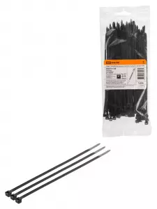 ЭЛМАКС - Хомут 4,8х200 мм морозостойкий (черный) (100 шт) TDM элмакс, электротехника, кабель, светотехника, elmax.pro
