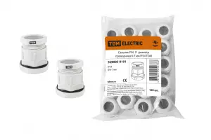 ЭЛМАКС - Сальник PGL 11 диаметр проводника 6-7 мм IP54 TDM элмакс, электротехника, кабель, светотехника, elmax.pro