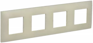 ЭЛМАКС - SKANDY Рамка 4-мест. SK-F04B беж. IEK элмакс, электротехника, кабель, светотехника, elmax.pro