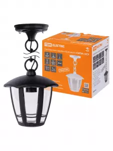 ЭЛМАКС - Светильник садово-парковый "СИТИ" НСУ 07-60-002 У1 6-ти гранник подвесной черный TDM элмакс, электротехника, кабель, светотехника, elmax.pro