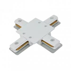 ЭЛМАКС - Коннектор шинопровода X-образный XC-W-TL белый серии TOP-LINE IN HOME элмакс, электротехника, кабель, светотехника, elmax.pro