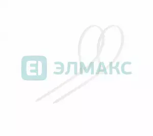ЭЛМАКС - Хомут nylon 80 x 2, 5 мм 100 шт белый REXANT элмакс, электротехника, кабель, светотехника, elmax.pro