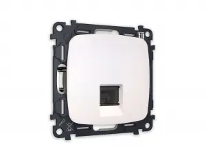 ЭЛМАКС - Комплект механизма телефонной розетки OMEGA MO212030 Жемчуг RJ-11(4P4C) с автоматической защитной шт элмакс, электротехника, кабель, светотехника, elmax.pro