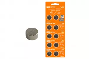 ЭЛМАКС - Элемент питания AG12/LR43 Alkaline 1,5V BP-10 TDM элмакс, электротехника, кабель, светотехника, elmax.pro