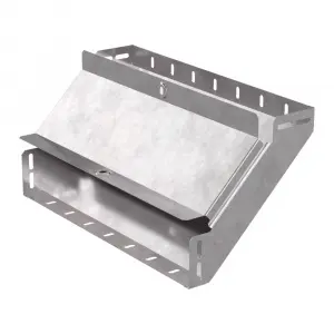 Угол вертикальный внутренний 90 градусов с крышкой Стандарт 400х80 Промрукав