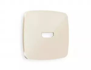 ЭЛМАКС - Лицевая панель OMEGA (Бежевый глянец) для HDMI розетки QUANT OP3140 элмакс, электротехника, кабель, светотехника, elmax.pro