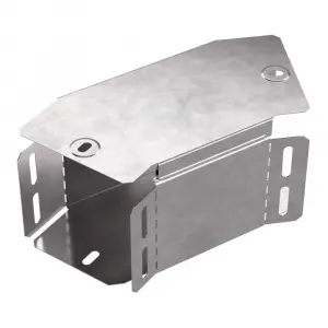 Угол горизонтальный 45 градусов с крышкой Стандарт 100х100 Промрукав